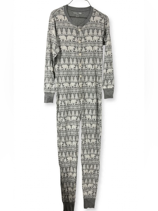 Other - NWT Hatley x Indigo Adult Union Suit XS Winter Fair Isle Polar Bear Butt Flap On